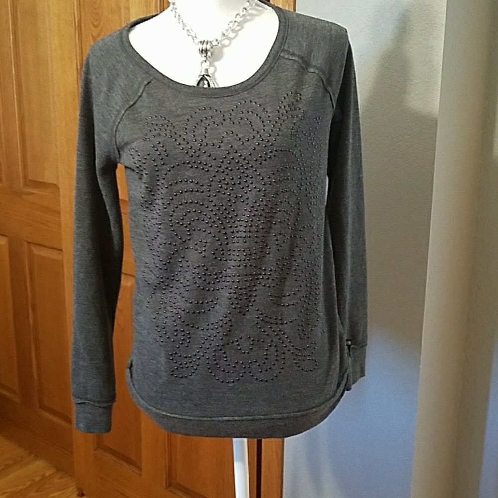COPY - Sweatshirt top, R&R, sz S, gray